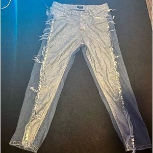 Blue BooHooMan Jeans